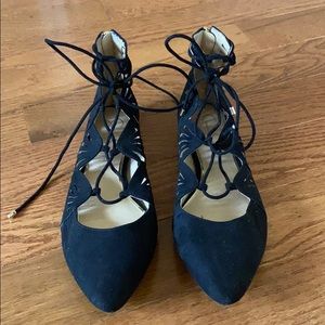 Jessica Simpson Lace Up Flats